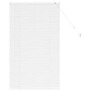 Tendaggi a Veneziana | Tenda a lamelle Bianco 130 x 70 cm Alluminio