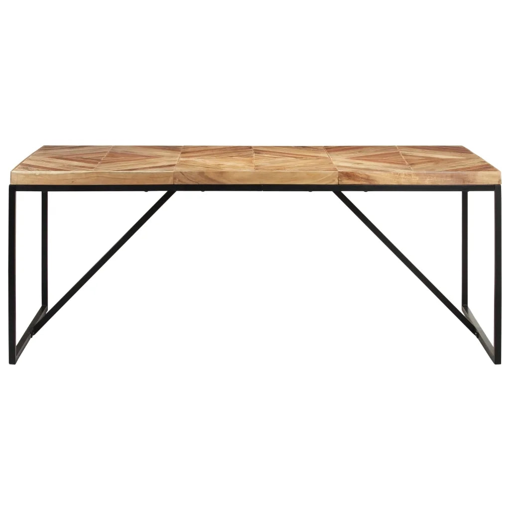 Tavolo da Pranzo 180x90x76 cm Legno Massello di Acacia e Mango 323552