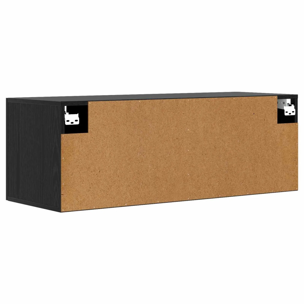 Armadietto a muro Rovere nero 100 x 36,5 x 35 cm 8009835