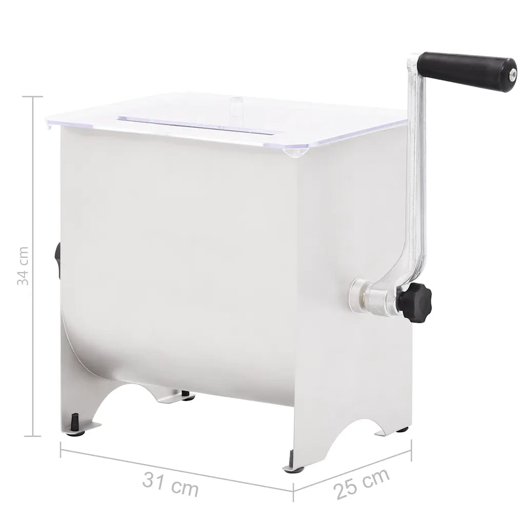 Impastatrice Carne Manuale e Coperchio Argento Acciaio Inox CFW5186036
