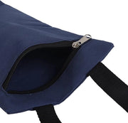 Borsa di Sabbia Non Riempiuta in Tessuto 600D Oxford Impermeabile Blu Marina - Sacco Yoga per Fitness.