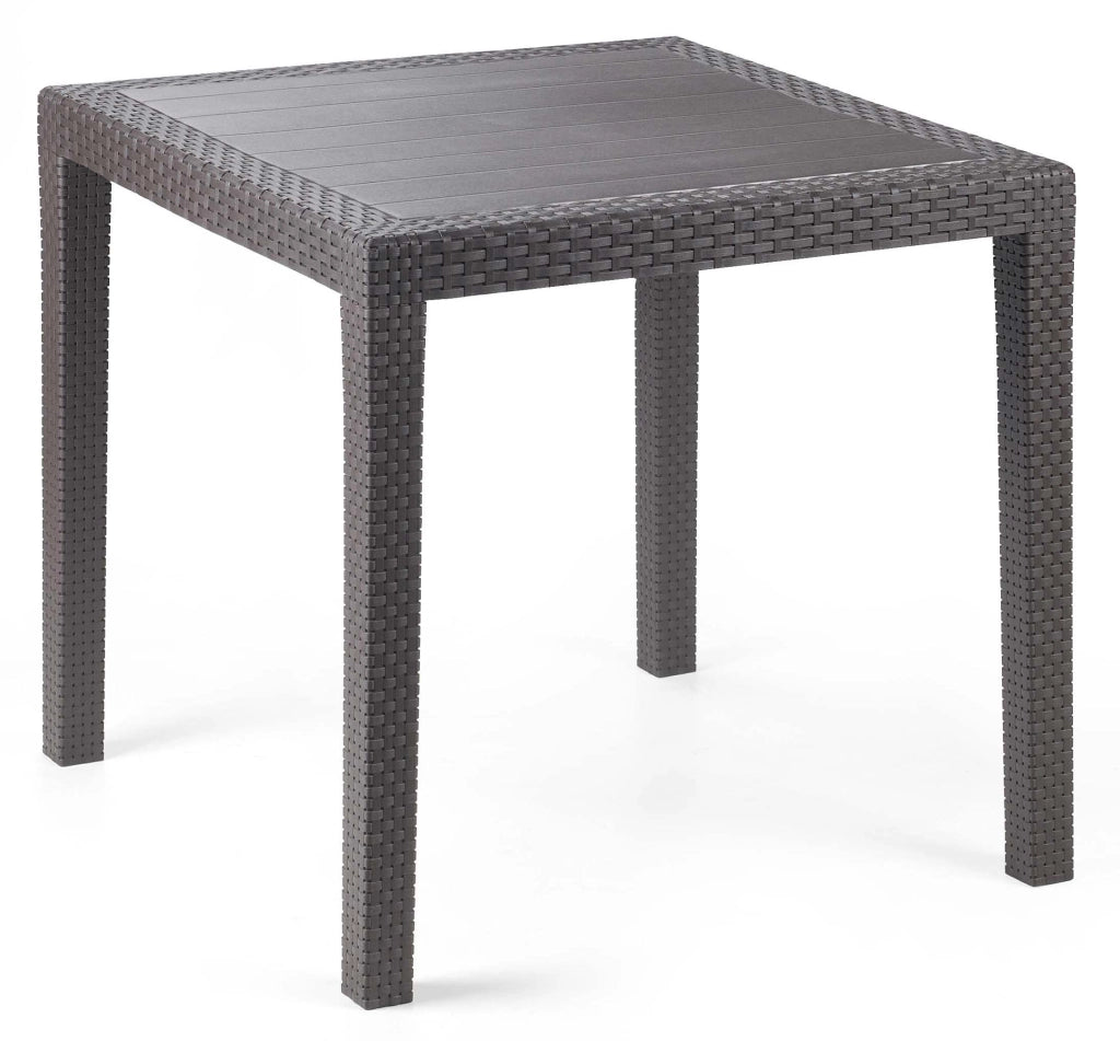 TAVOLO KING cm. 80x80x72 h col. Antracite