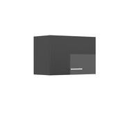Pensile da cucina R-Line Antracite lucido/Antracite 60 cm Piatto Vicco