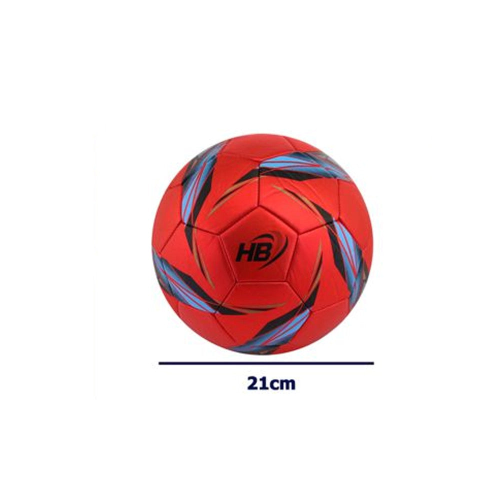 Trade Shop - Pallone Palla Da Calcio Gioco Calcetto Rosso Misura 21 Cm Allenamento Gara 06560 -