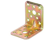 PIASTRA DI GIUNZIONE PESANTE AD ANGOLO LARGHEZZA MM.50 ART.771- - mm.80x80x50 - spessore mm.2,2 - 25 pezzi ALDEGHI