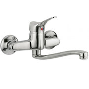 Miscelatore lavello a muro serie sei cucina rubinetteria