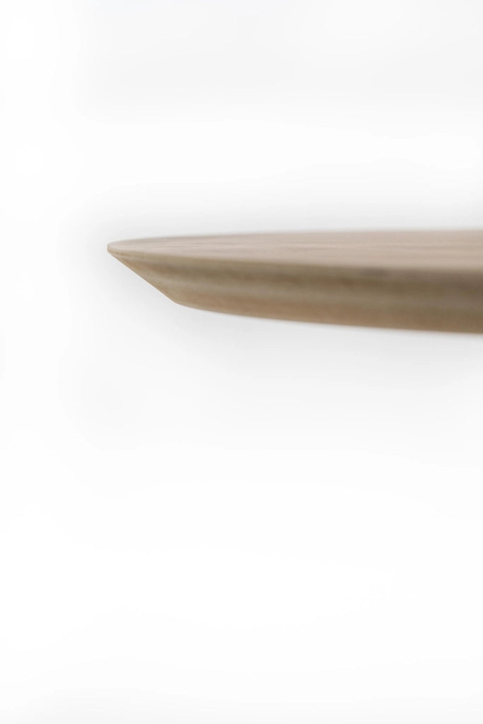 Tavolo Fisso Ø130x76 cm in Rovere Impiallacciato Henry Naturale