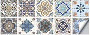 Set di 10 adesivi per parete autoadesivi 20 x 20 cm decorazione per parete adesivi per parete acqua-resistenti PVC per decorazione di casa, cucina e bagno, resistente all'olio, adatti per soggiorno, cucina e bagno, decorazione per parete.