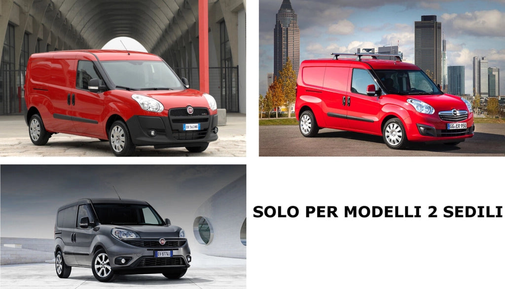 SPRINT04821 , Fiat Doblò Cargo 2 posti dal 2010al 2022 , Opel Combo D Cargo dal 2012-2018 (2 Fix FL)
