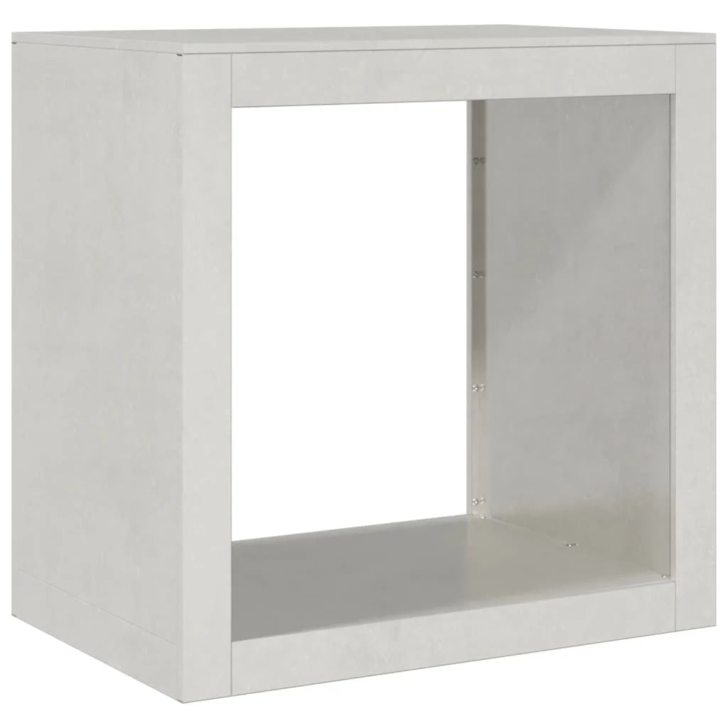 Portalegna 60 x 40 x 60 cm marrone acciaio inox 02_0043731