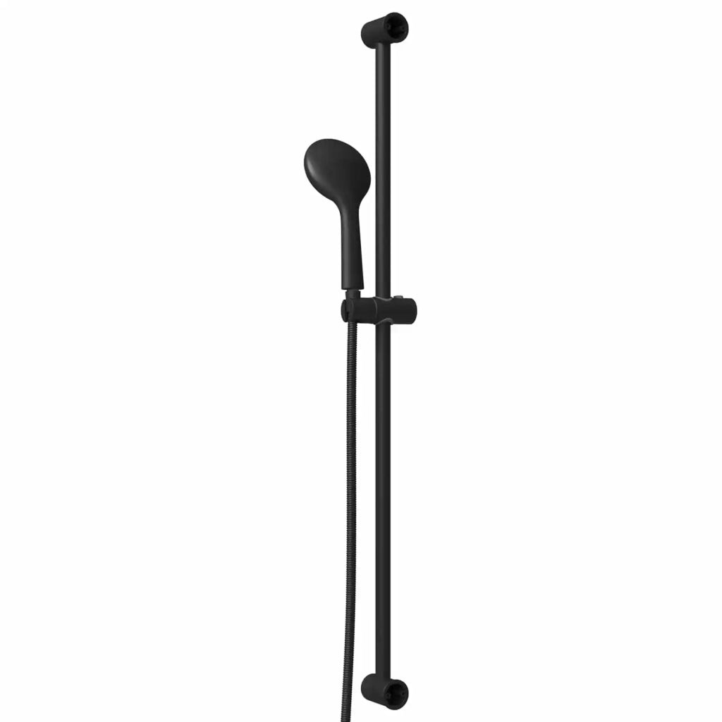 Set di Sistema Doccia Nero 101 cm Acciaio Inox CFW3370175