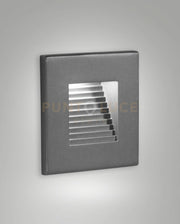 SWAY SEGNAPASSO QUADRATO LED 3W 3000K 215LM GRIGIO SCURO IP65