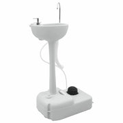 Lavandino portatile da campeggio-Lavabo-Lavello Grigio 50.5 x 33 x 103 cm