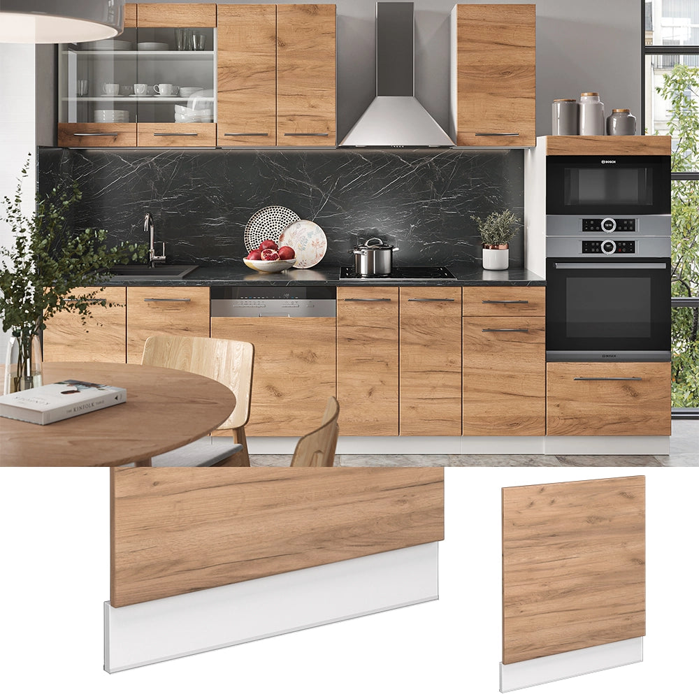 Pannello frontale Fame-Line Rovere dorato/Bianco 60 cm, PL Rovere Vicco