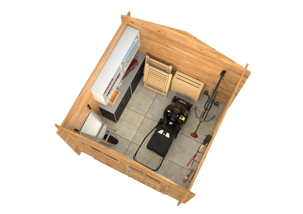 Casetta in legno impregnato Arisa 250x250 cm