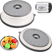 Copertura magnetron, 2 pezzi di copertura magnetron ripiegabile con 2 ganci per il magnetron, prevenendo anche schizzi come filtro verdura frutta, conservazione alimentare