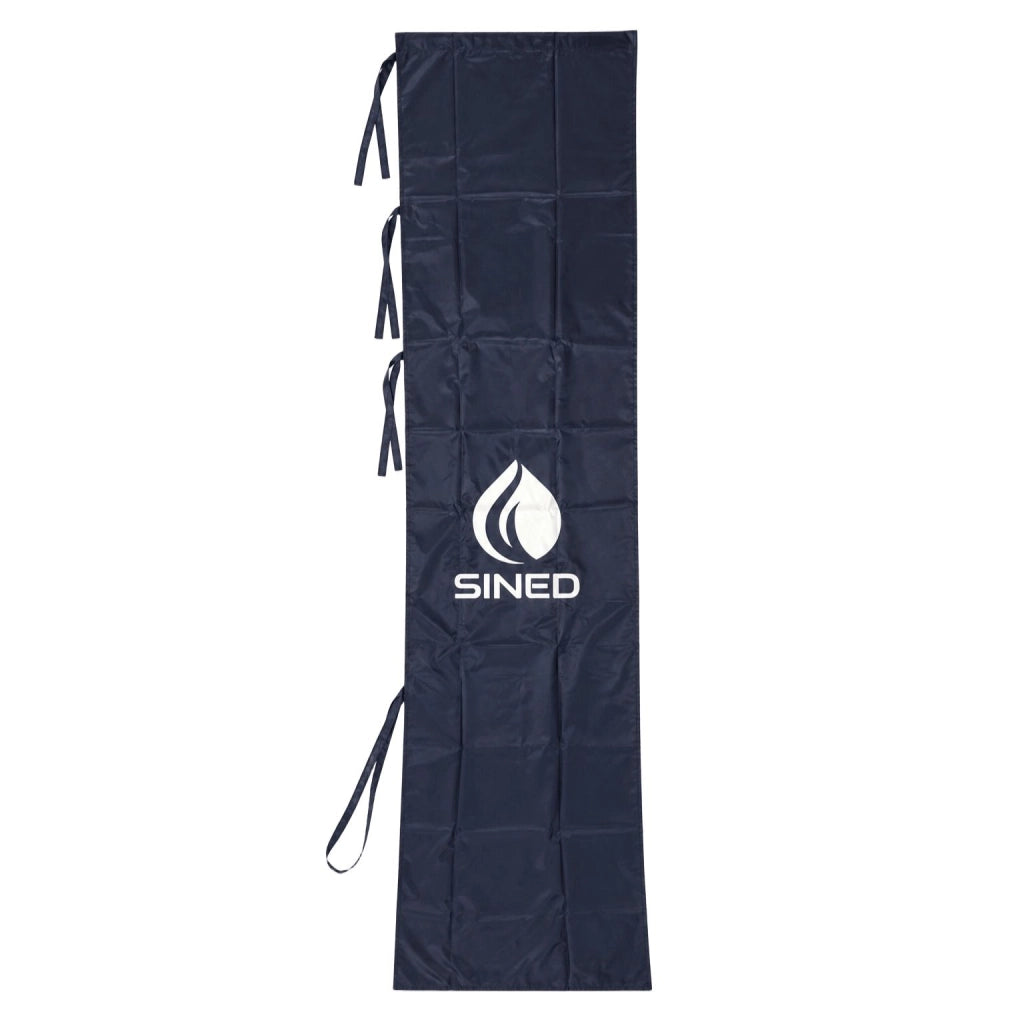 Sined Custodia Protettiva Per Docce In Pvc Plastificato Nylon Con 3 Laccetti Blu