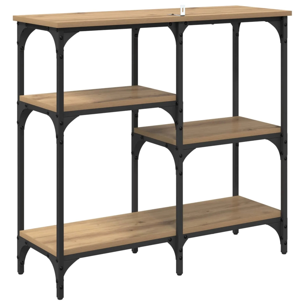 Tavolo consolle Rovere artigianale 80 x 29 x 75 cm