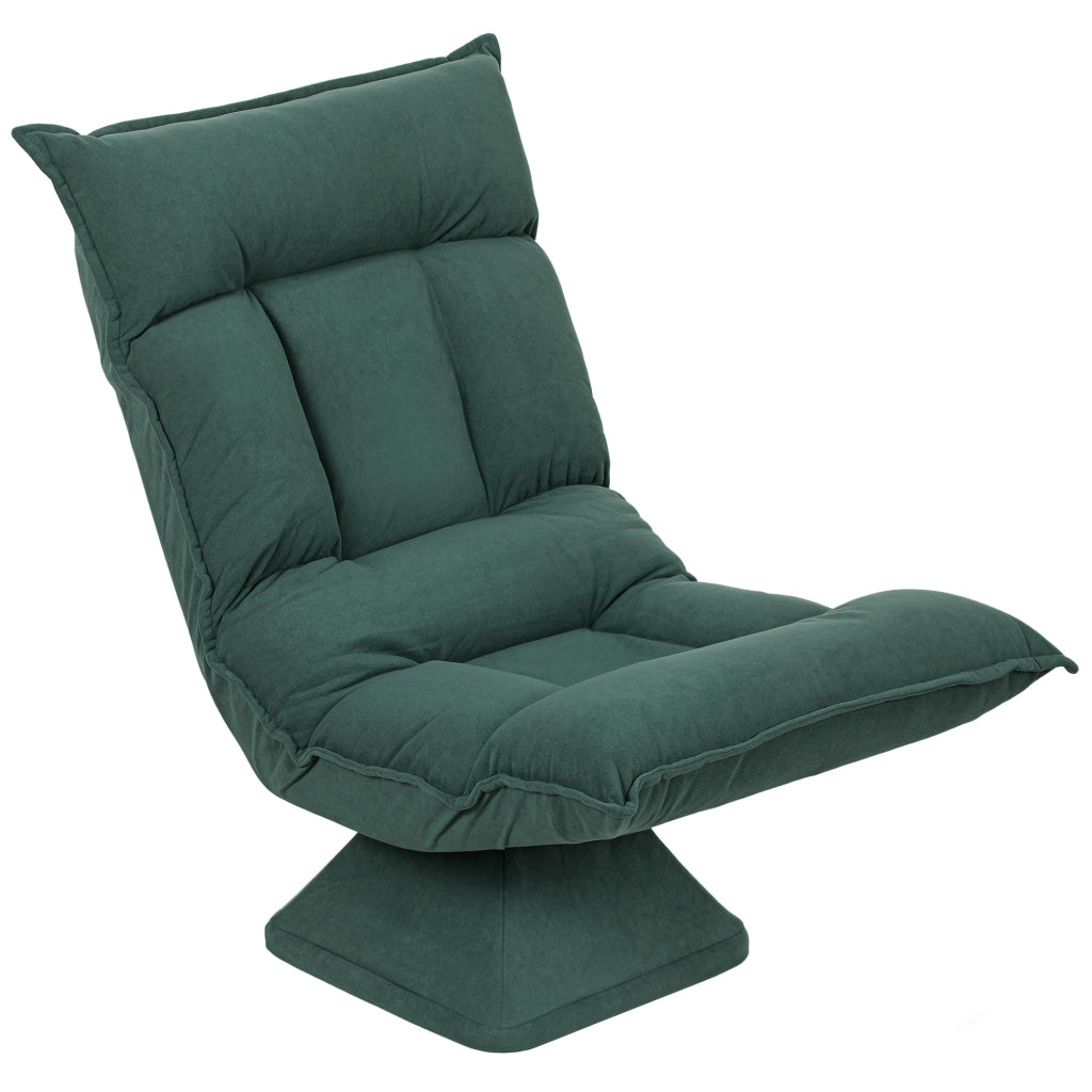 Poltrona girevole reclinabile ¨C zephmum ¨C verde, tessuto