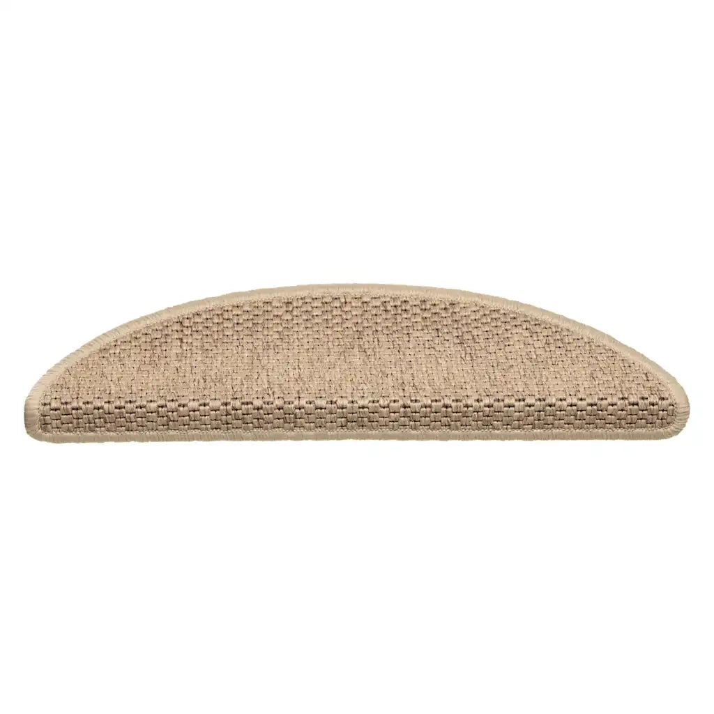 vidaXL Tappeti Autoadesivi Scale Aspetto Sisal 30 pz 56x17x3 cm Sabbia