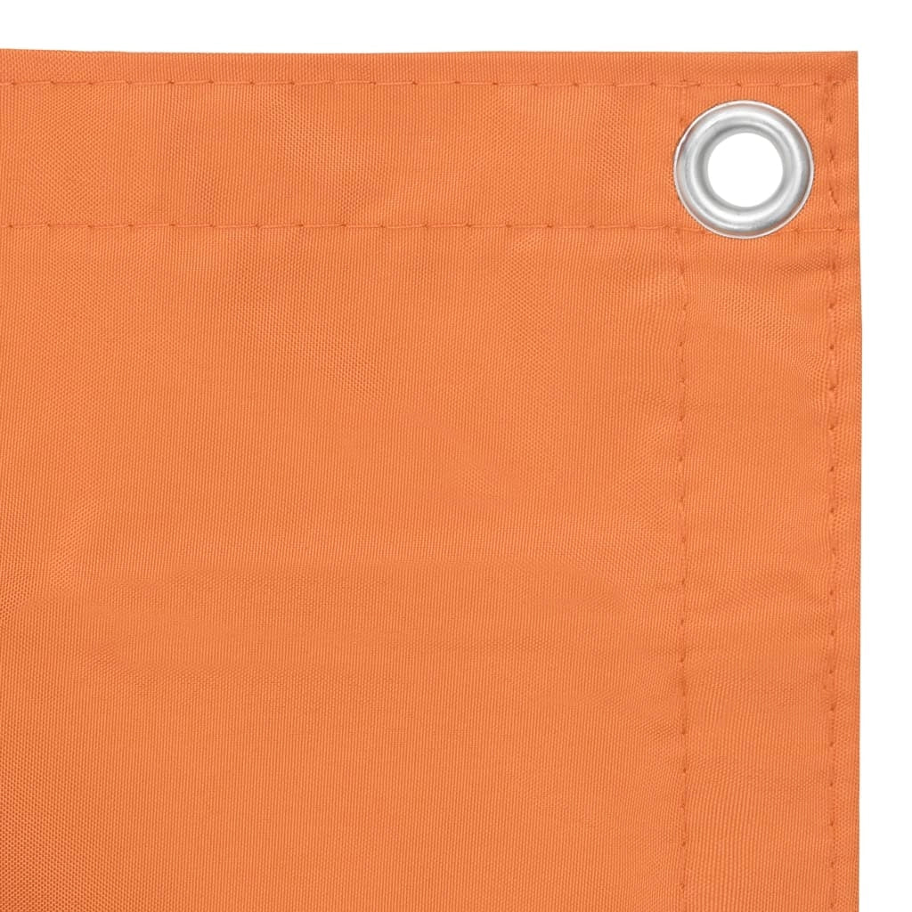 Schermo per balcone schermo per la privacy 120 x 600 cm tessuto Oxford arancione 02_0010292