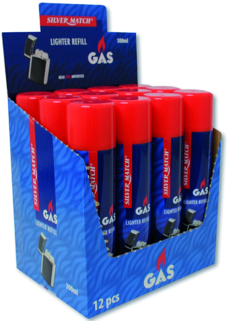 RICARICA GAS PER ACCENDINI ED ACCENDIGAS 300 ml 12.00 pz