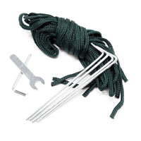 Serra tunnel piccola 300x200x200 cm, con telo in PE 120 g/m², cerniera e finestre, per coltivazione