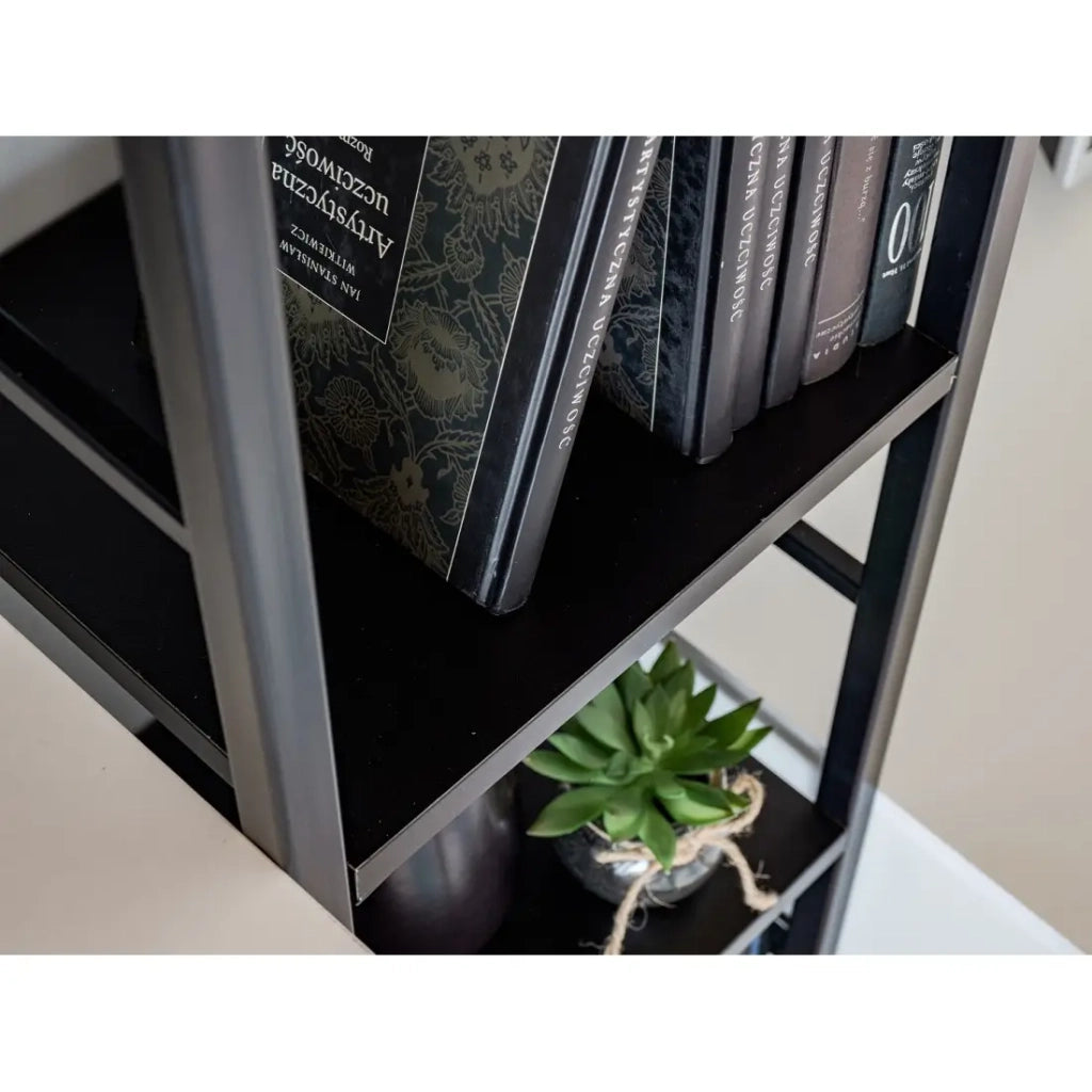 Scaffale colonna collezione SWITCH - Struttura in metallo nero - stile industriale