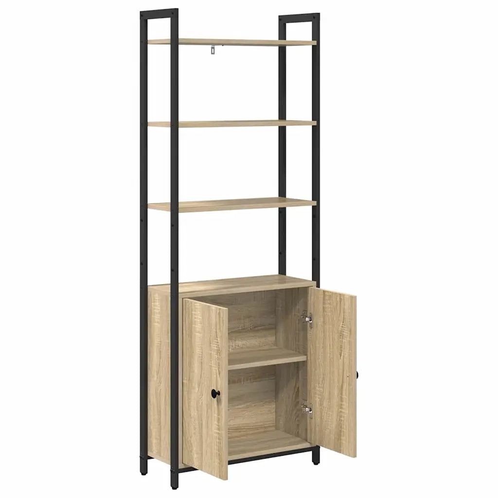 Armadio per Libri Rovere Sonoma 60 x 24 x 161 cm