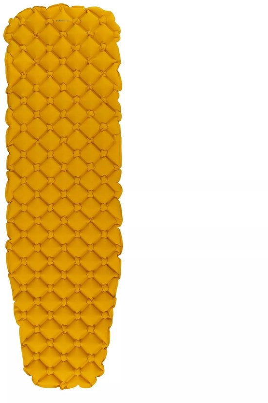 Sacco da Campeggio Leggero con Isolamento e Pompazucca - Nugget Giallo - Unico Modello