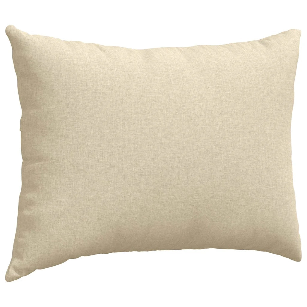 Cuscini da Divano 2 pcs Crema 70 x 50 cm Tessuto