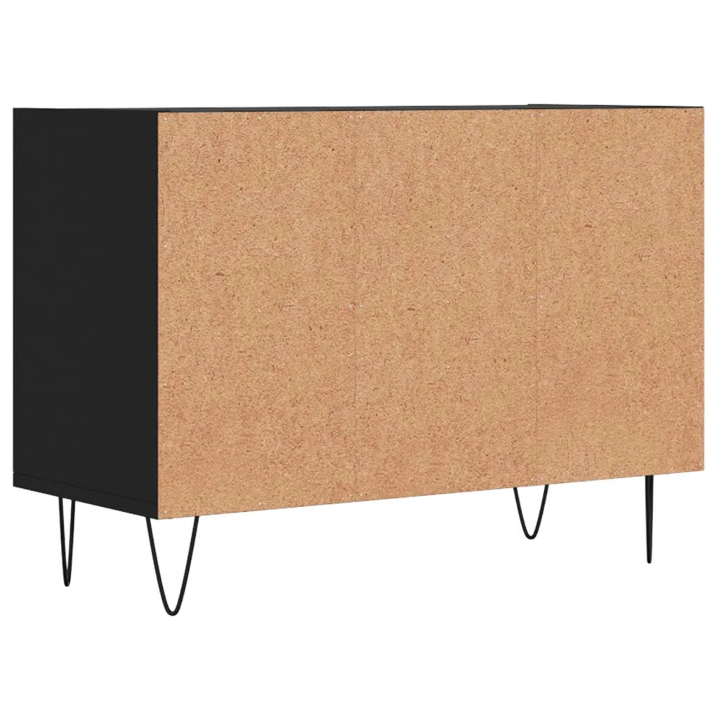 Mobile Porta TV Nero 69,5x30x50 cm in Legno Multistrato 826965