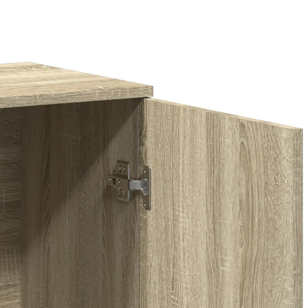 Credenze 3 pz Rovere Sonoma in Legno Multistrato