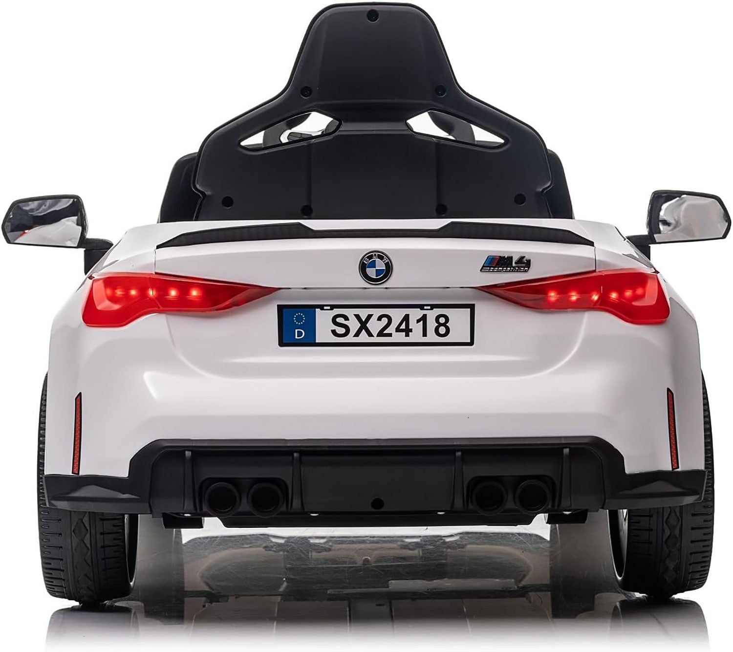 Macchina Elettrica per Bambini Licenza Ufficiale Bmw M4 10,8V 3,1Ah Bianco