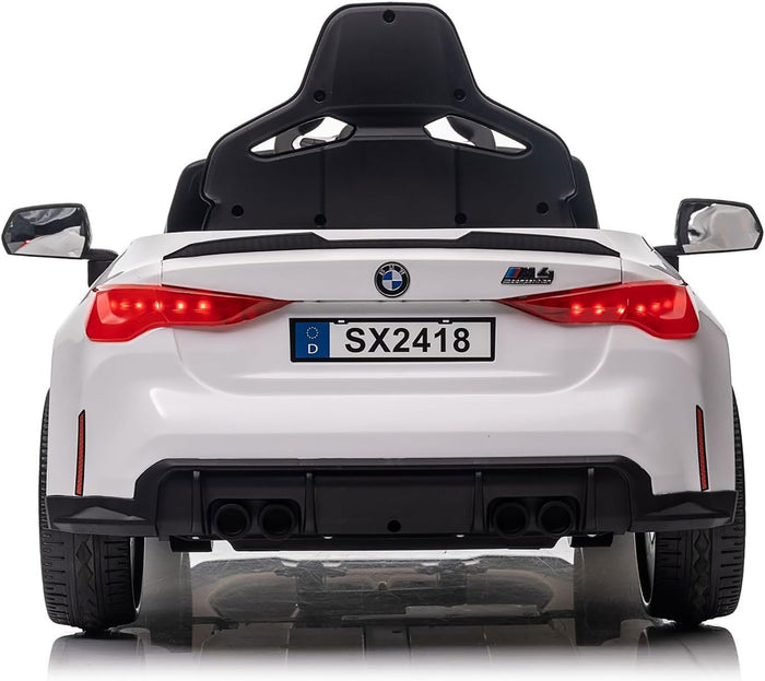 Macchina Elettrica per Bambini Licenza Ufficiale Bmw M4 10,8V 3,1Ah Bianco