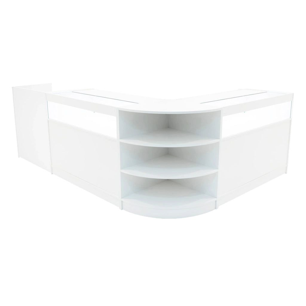 Set Banconi Bianco LED Sagittarius B1200 LM60 TB60 Vetrina con Serratura