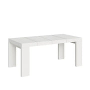 Tavolo allungabile 90/246x90 cm Roxell Premium colore bianco frassino
