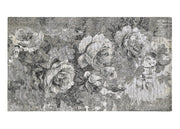 Tappeto Arredo Salotto Antiscivolo Scendiletto Camera Dis. Rose By Suardi - 140x200 - Grigio
