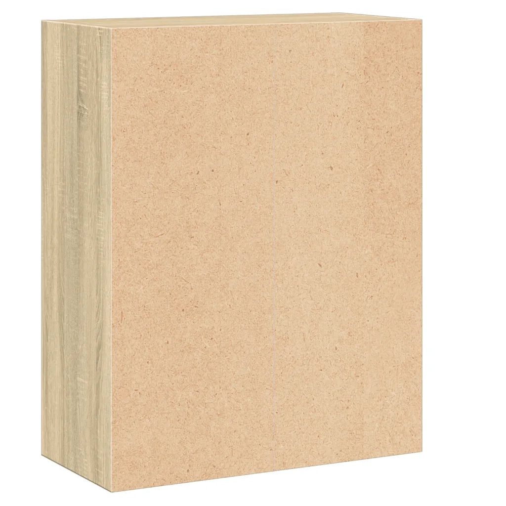 Libreria 2 Ripiani Rovere Sonoma 60x30x76,5cm Legno Multistrato 800966