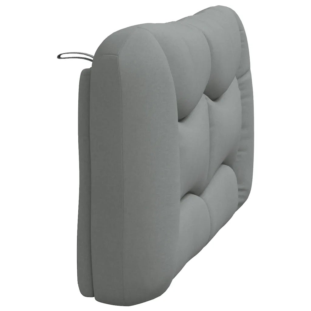 Cuscino Testiera Hvar Grigio Chiaro 140 cm in Tessuto CFW6067065