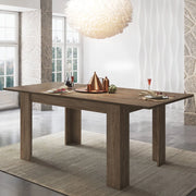 Marene, Tavolo Allungabile Allungabile, 200x90x75h cm Marrone Rovere