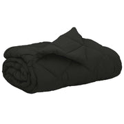 Piumone | Duvet Estivo Nero 220 x 240 cm Microfibra
