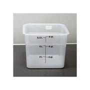 Cambro 6SFSPP190 Camsquares Contenitore per Alimenti Quadrato 5.7 L Polipropilene colore Traslucido