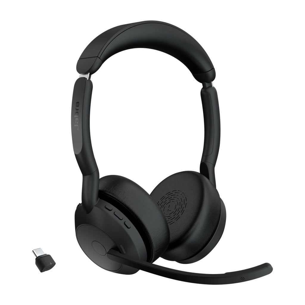Jabra evolve2 55 auricolare wireless a padiglione ufficio usb tipo-c bluetooth base di ricarica - 25599-989-899