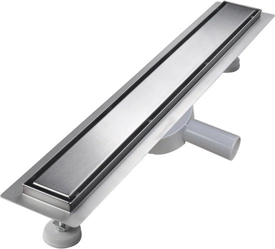 Douchegoot Fissurabile - 50 cm - Acciaio Inox - Superficialmente Pianeggiante