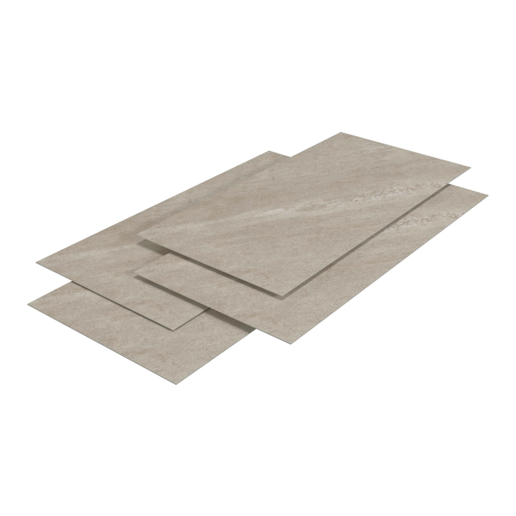 Set Bladel di 8 Pannelli Decorativi in PVC per Parete - Effetto Pietra Cream Stone [neu.haus]