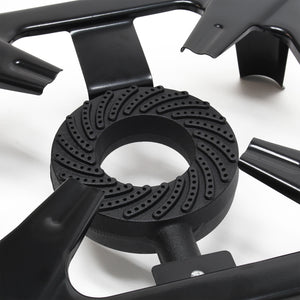 Set con fornello a gas, tubo e riduttore di pressione per uso in Germania 50 mbar Outdoor Campeggio Ø 1/14" / 21,8 mm LH