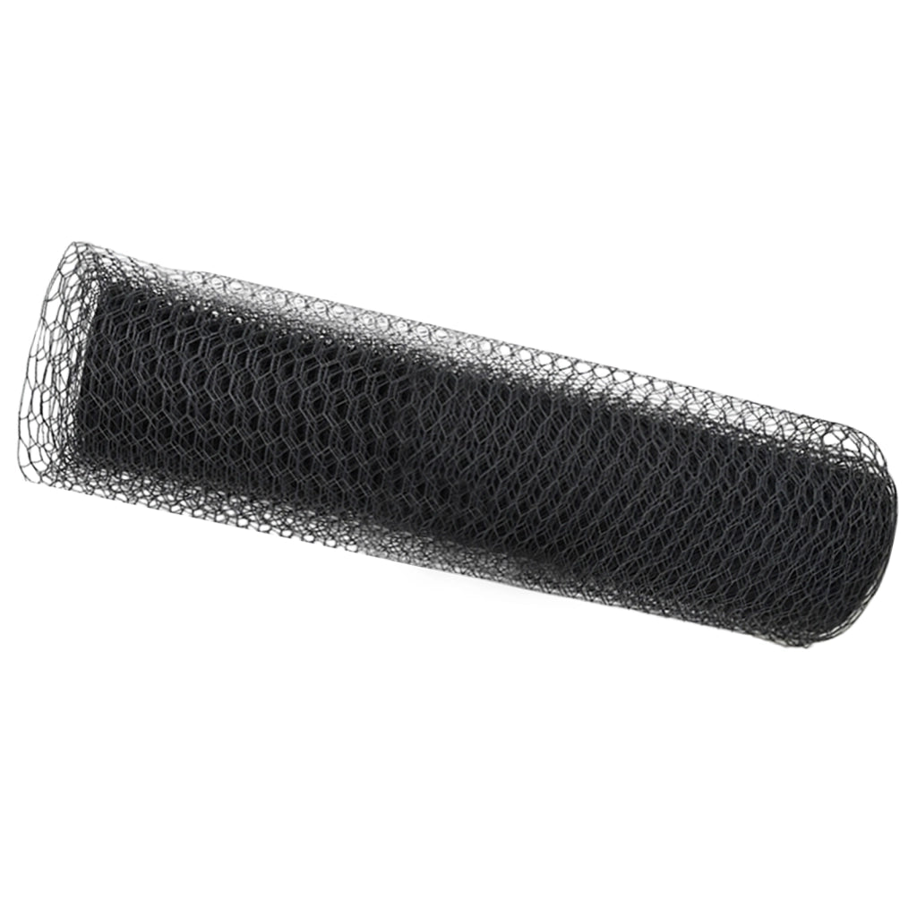 Recinto Esagonale Grigio 0,5x10 m Acciaio
