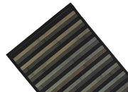 Tappeto Bamboo Degradè In Varie Colorazioni - 50x75 cm - Nero