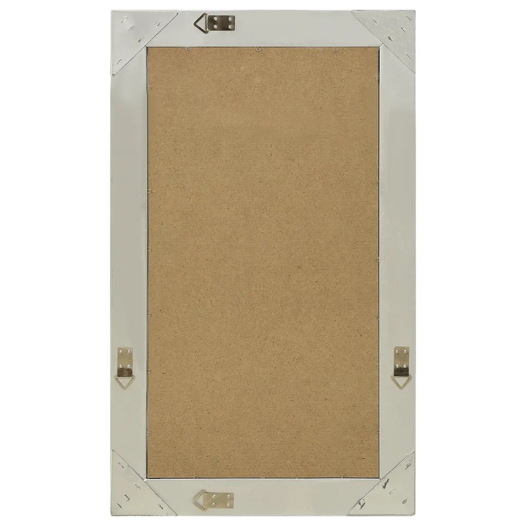 Specchio da Parete | Specchio decorativo Stile Barocco 50x80 cm Argento